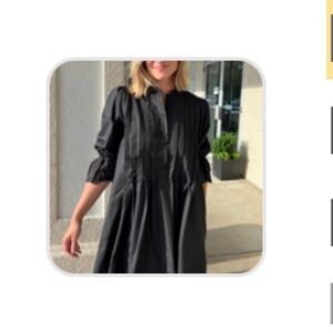 Entro Black 3/4 Sleeve Dress with Pockets (worn once)